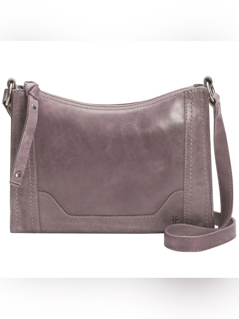 Frye Mauve Leather Crossbody Bag